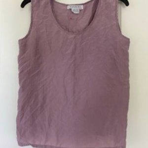 PURPLE 100%SILK TOP